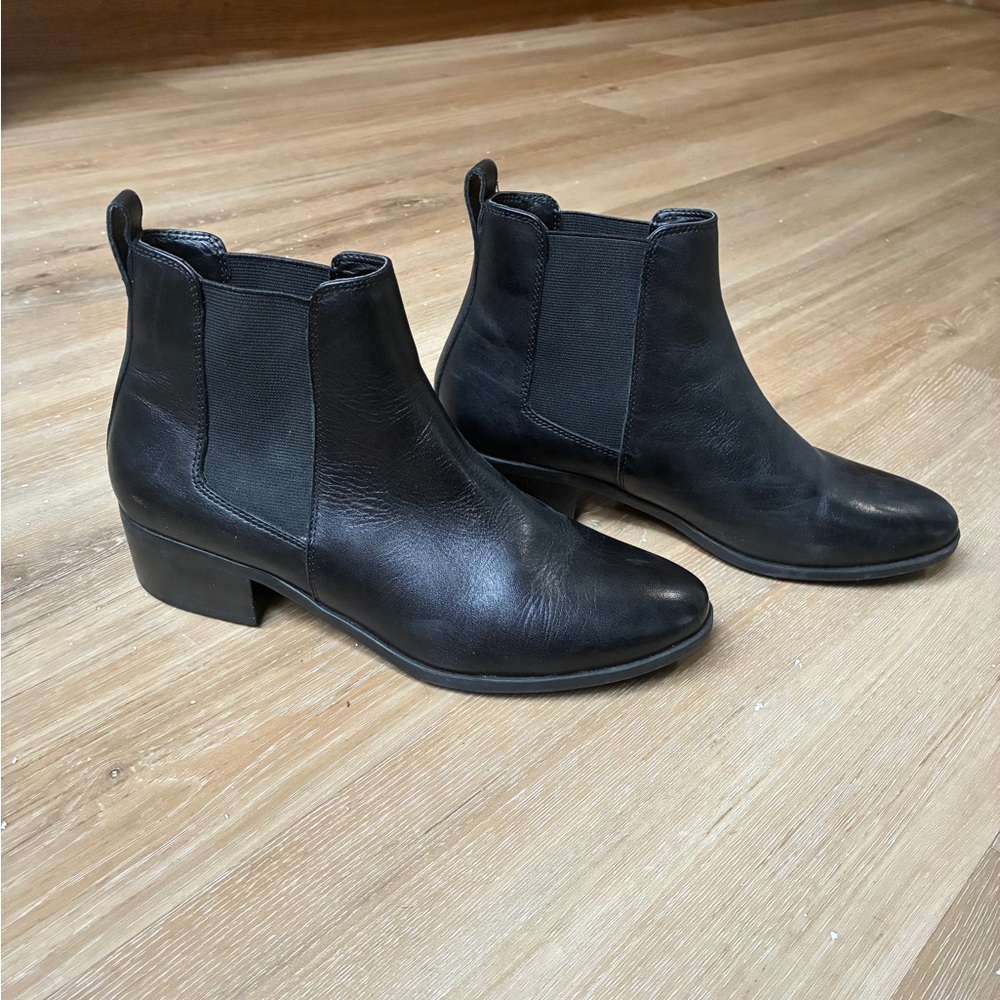 Steve Madden Black Ankle Booties